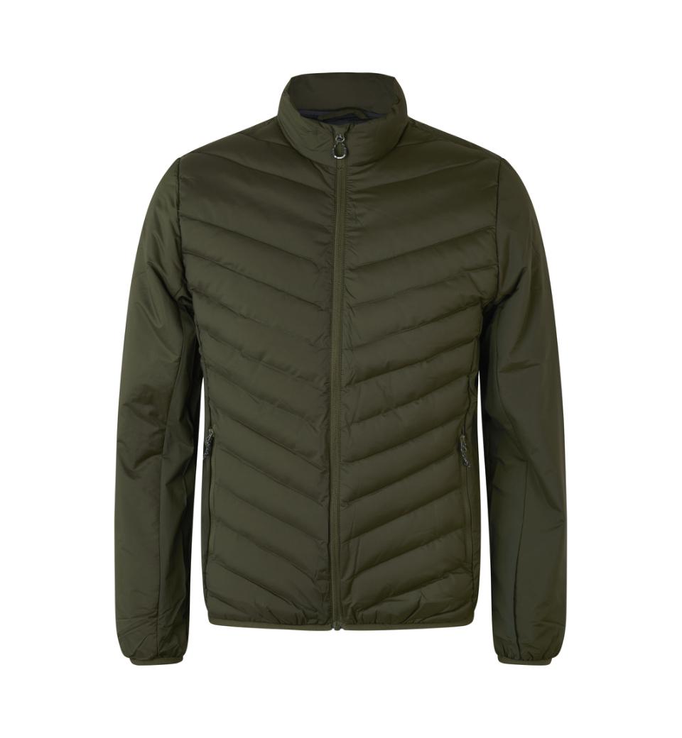 Gefütterte Jacke, Stretch, olive, Gr. 2XL
