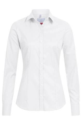 Greiff Damen Bluse slim fit 1/1 weiß Gr. 32