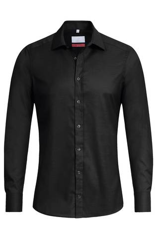 Greiff Herren Hemd 1/1 slim fit schwarz Gr. 35/36