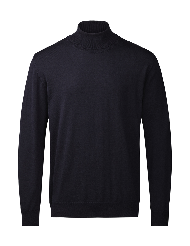 Clipper Herren Strick Rollkragenpullover "Milan" dark navy Gr. 2XL