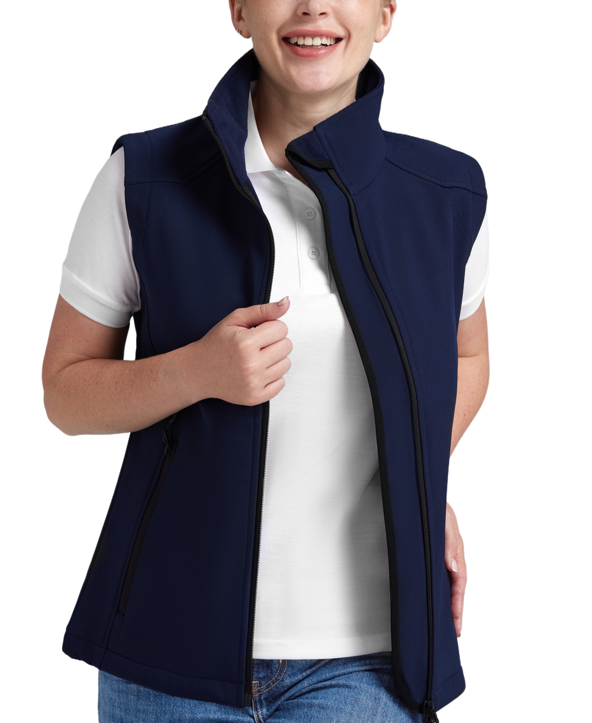 Hike Active 2layer Softshell Vest navy Damen, Gr. 2XL
