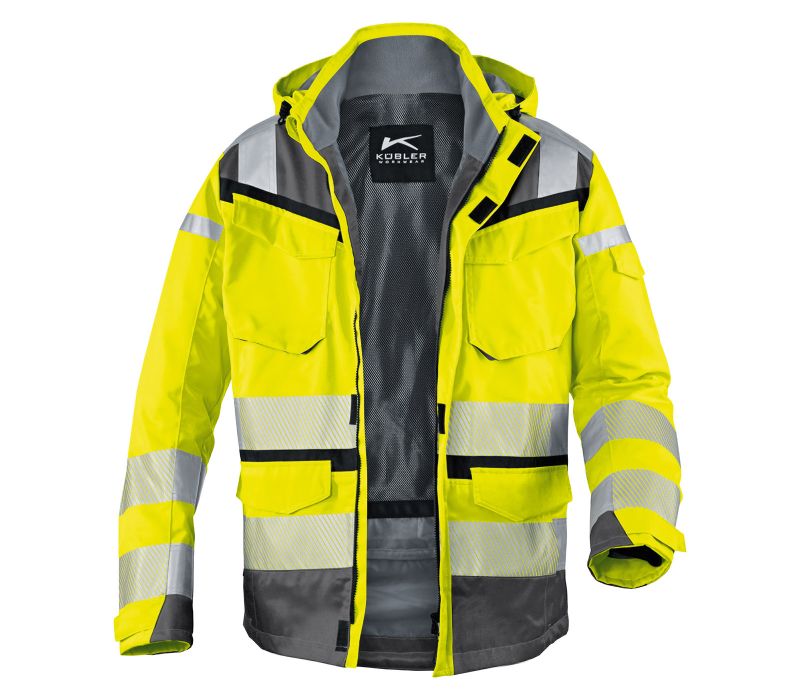 Wetterjacke SYMPATEX PSA 2, warngelb/anthrazit, Gr. 2XL