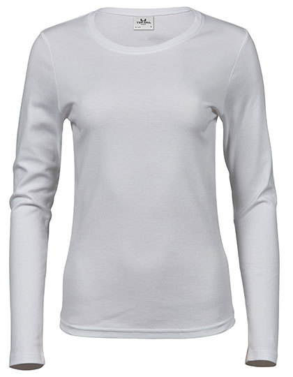 Tee Jays Damen Long Sleeve weiss Größe 2XL
