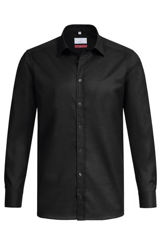 Greiff Herren Hemd 1/1 regular fit schwarz Gr. 35/36