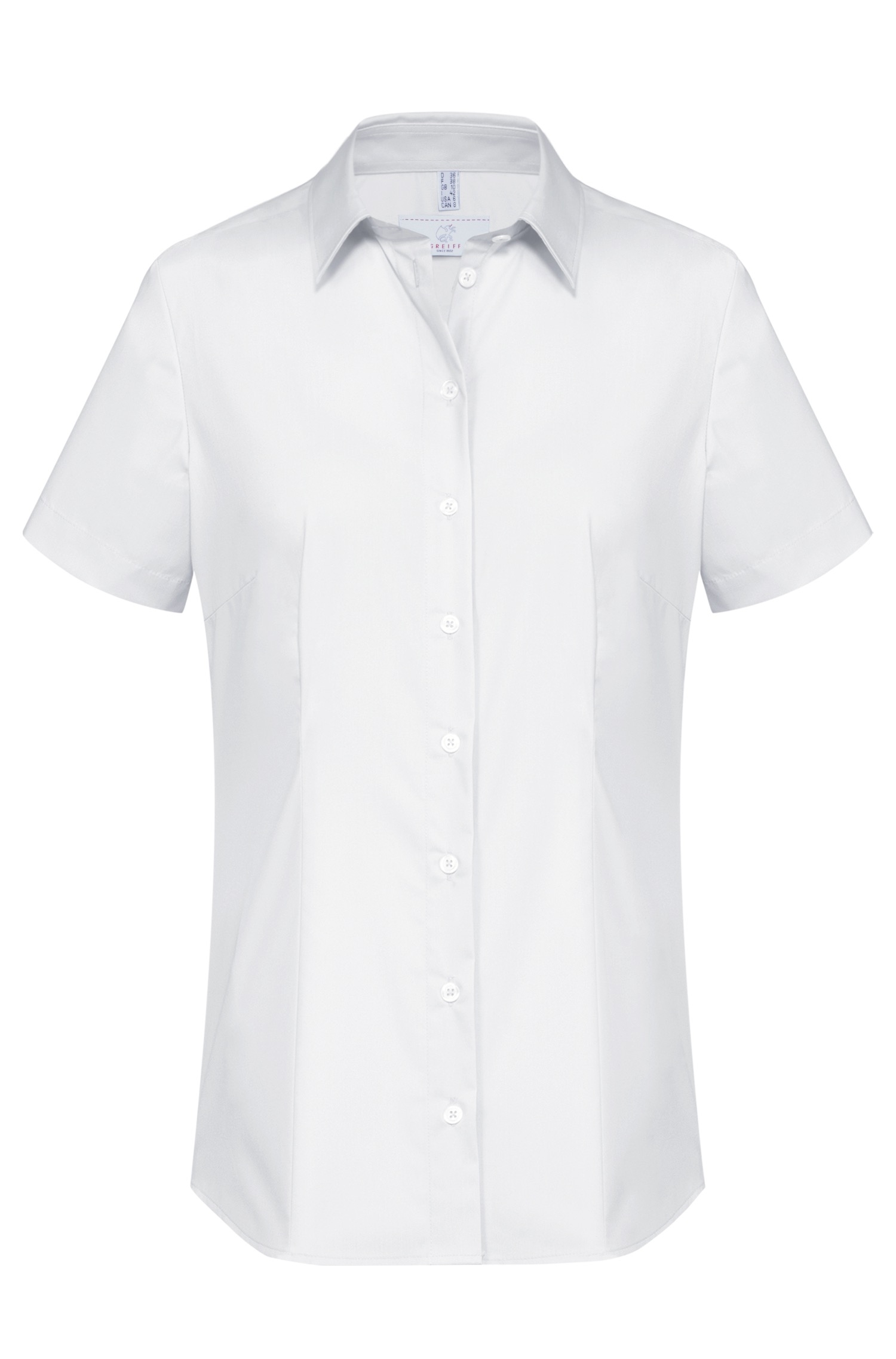 Greiff Damen Bluse 1/2 regular fit weiß Gr. 32