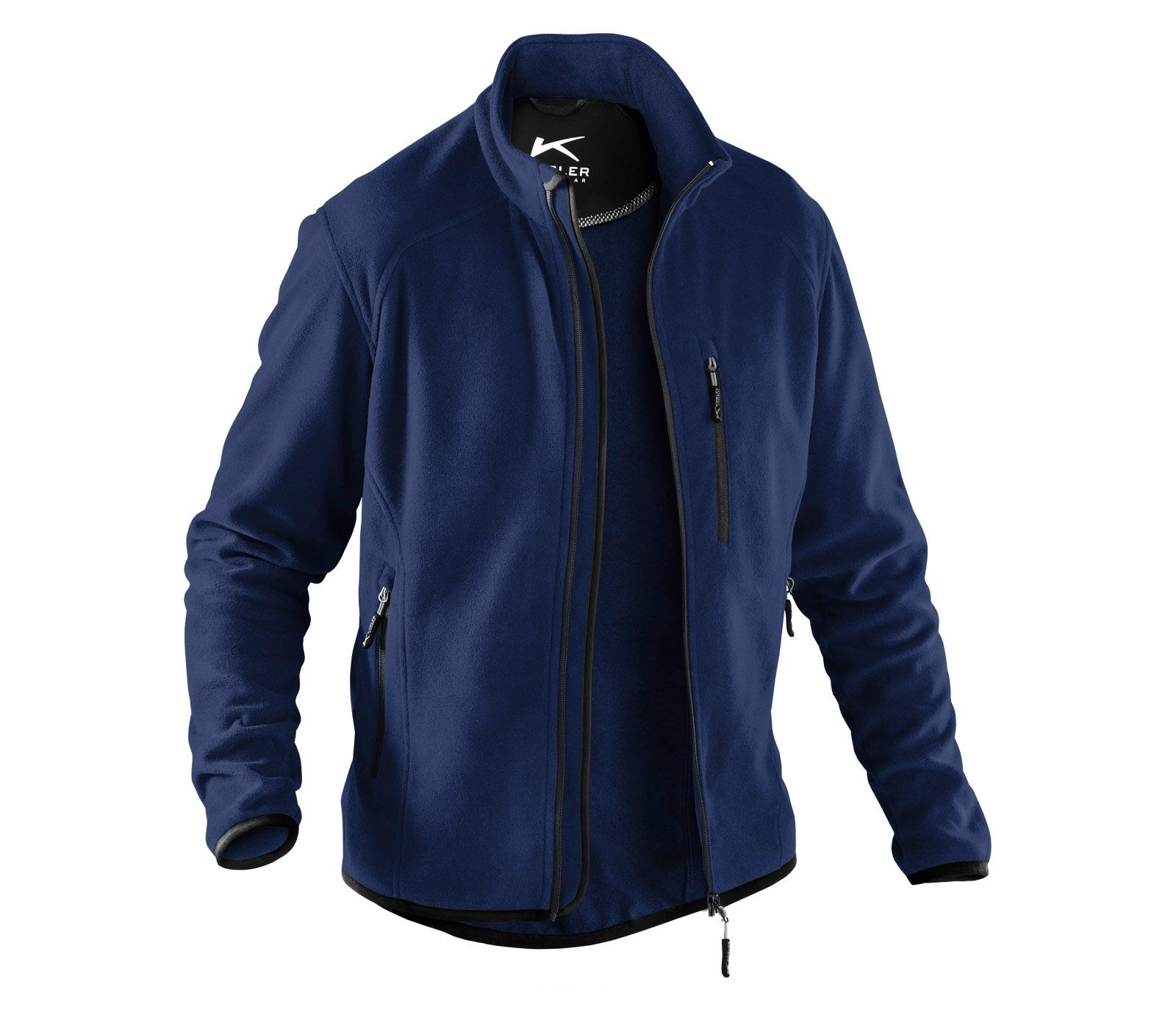 Kübler WEATHER Fleecejacke Dunkelblau, Gr. 2XL