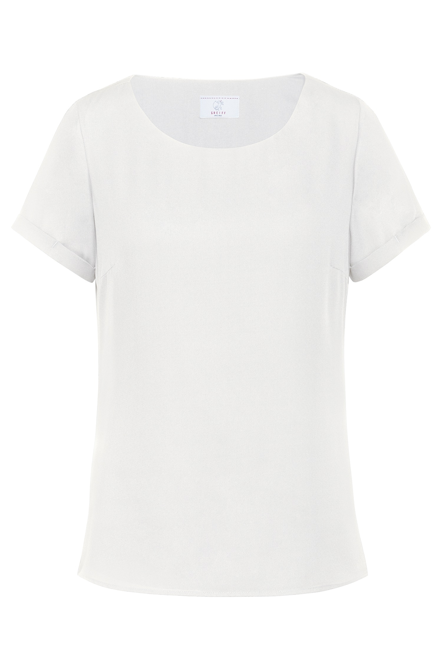 Greiff Damen Chiffonbluse 1/4 offwhite Gr. 32