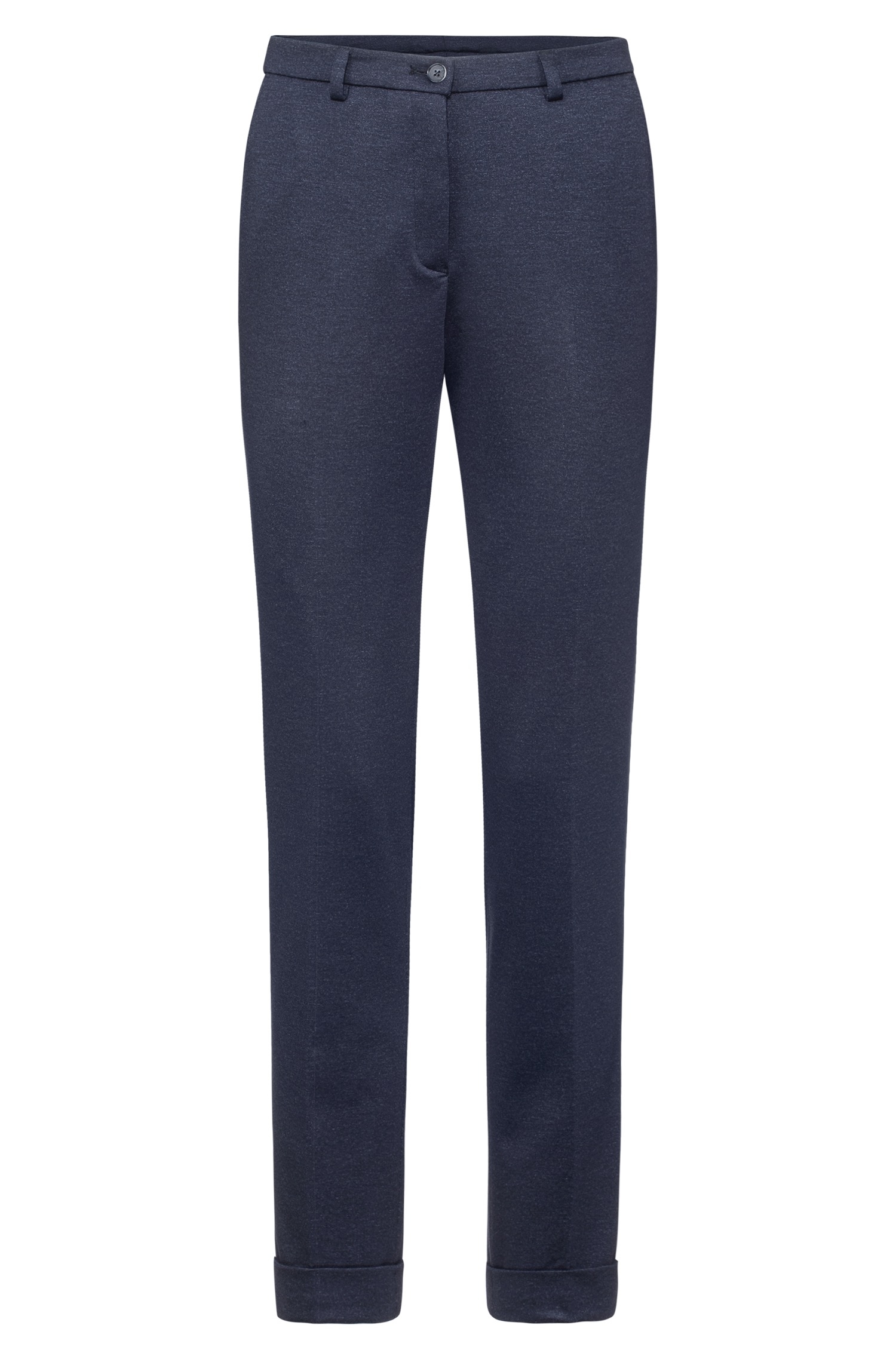 Greiff Damen Jerseyhose RF Casual blau meliert Gr. 32