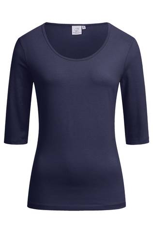Greiff Damen Shirt Rundhals 1/2 marine Gr. 2XL