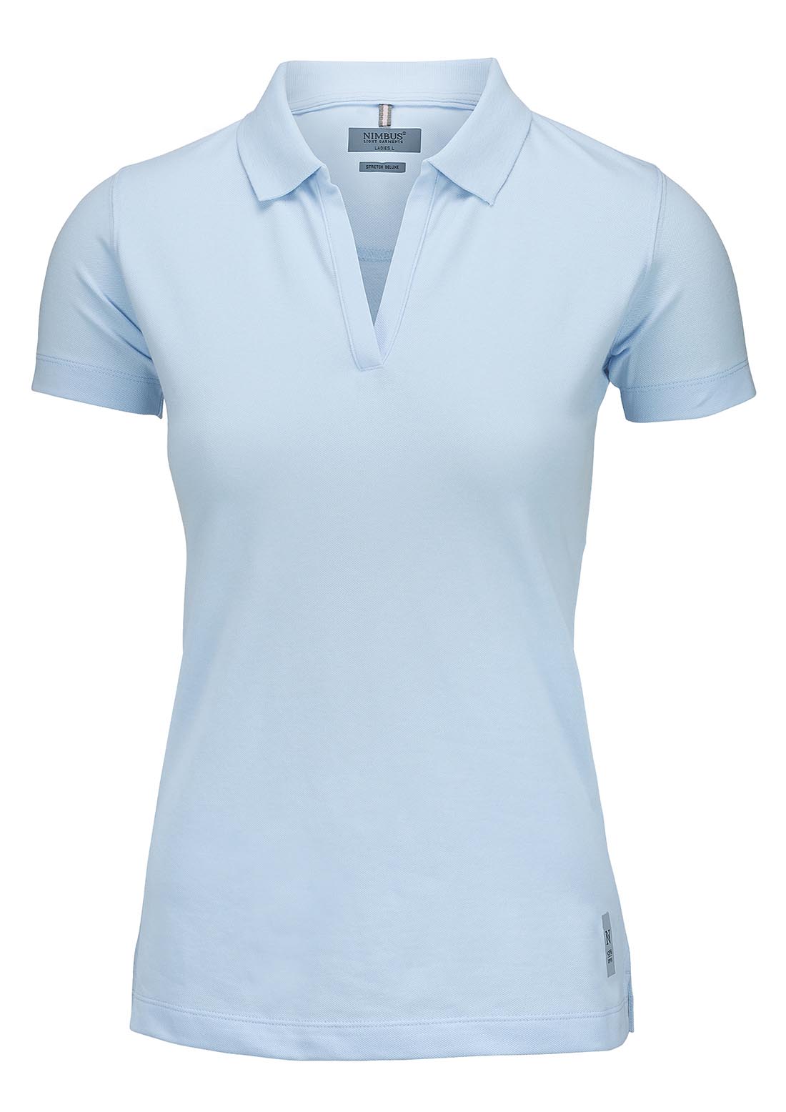 Harvard V-Neck Woman - Stretch Deluxe Polo, SkyBlue, 2XL