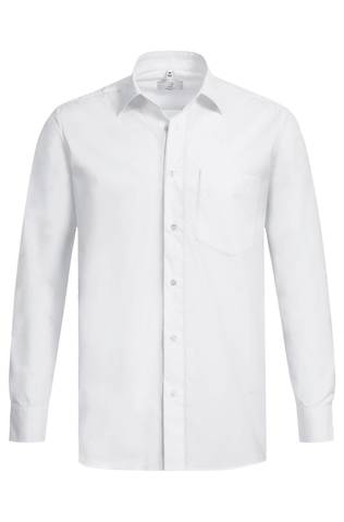 Greiff Herren-Hemd 1/1 comfort fit Basic weiß Gr. 39/40