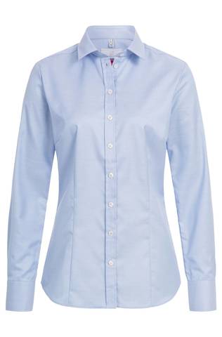 Greiff Damen Bluse regular fit Modern 1/1 bleu Gr. 32