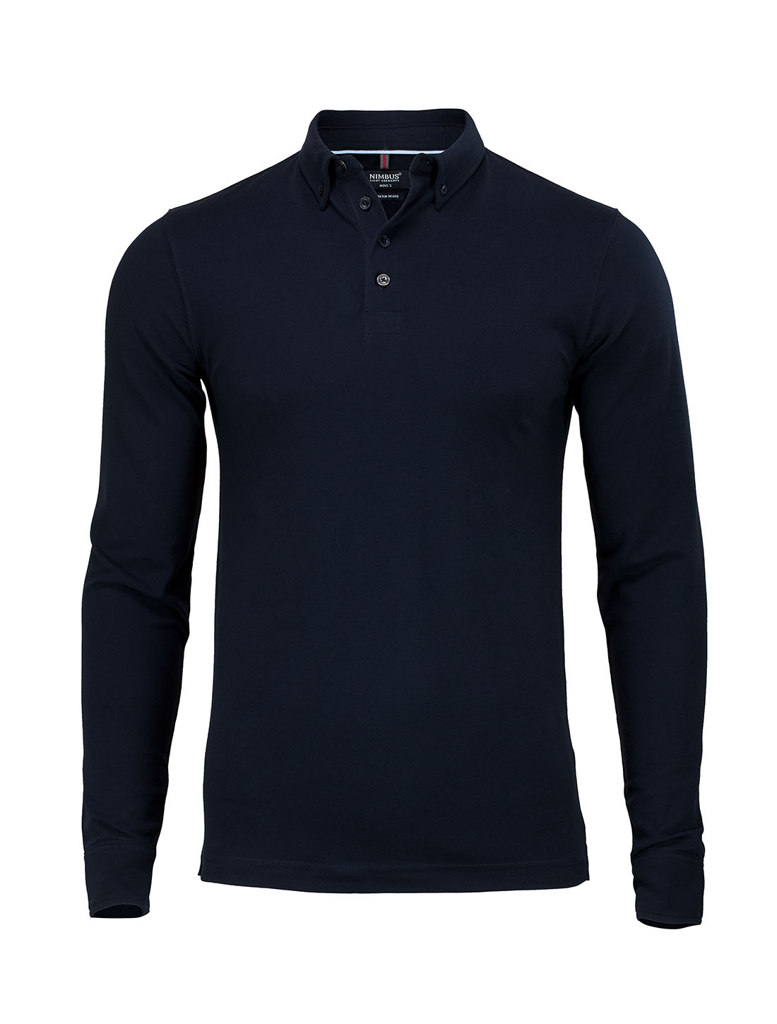 Carlington Men - Deluxe longsleeve polo - Dark Navy, 2XL