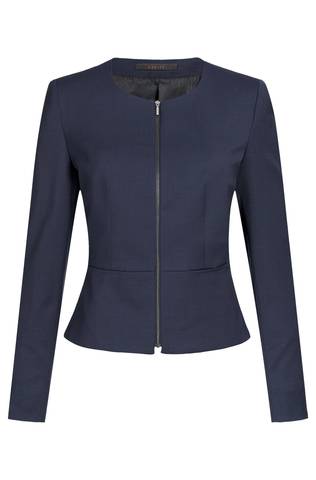 Greiff Damen Kurzblazer dunkelblau Gr. 32