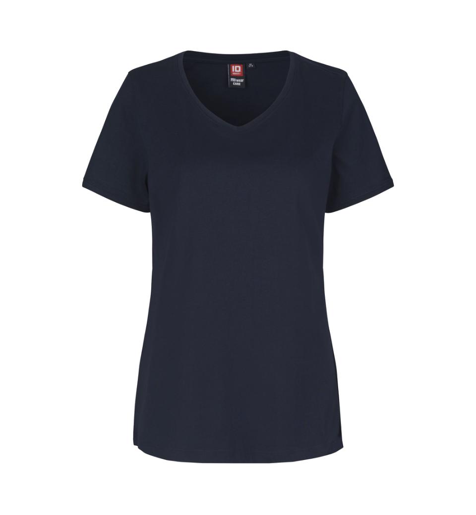 ID Damen Pro Wear Care T-Shirt V-Ausschnitt - navy, Gr. 2XL