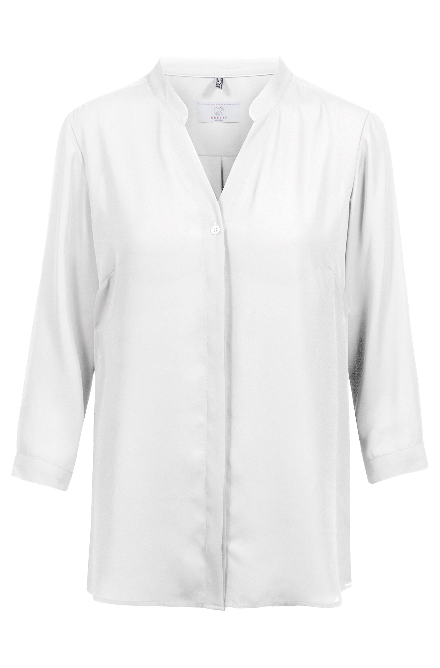 Greiff Chiffon-Bluse 3/4 regular fit Offwhite Gr. 32